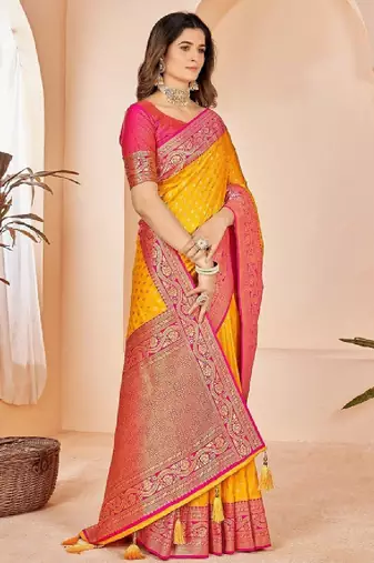 Silk blend kanjeevaram saree