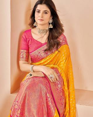 Silk blend kanjeevaram saree 3