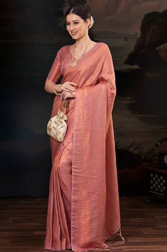 Women ethnic motifs woven design kanjeevaram saree