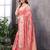 Leheriya zari organza kanjeevaram saree