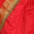 Red solid kanjeevaram saree