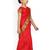 Red solid kanjeevaram saree