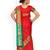 Red solid kanjeevaram saree