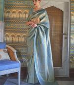 Woven design zari kanjeevaram saree