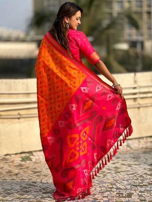 Woven design zari kanjeevaram saree 2