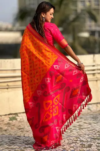 Woven design zari kanjeevaram saree