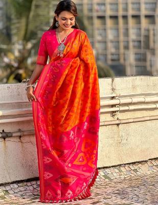 Woven design zari kanjeevaram saree 1