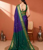 Ethnic motifs zari art silk kanjeevaram saree