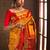 Floral zari kanjeevaram saree