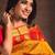 Floral zari kanjeevaram saree