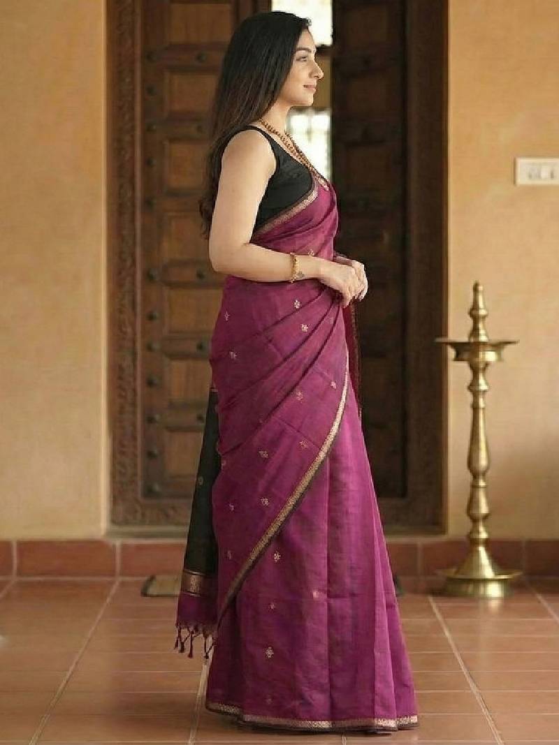 Ethnic motifs zari kanjeevaram saree
