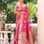 Women ethnic motifs printed zari traditional kanjeevaram saree