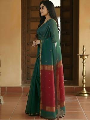 Woven design kanjeevaram saree 1