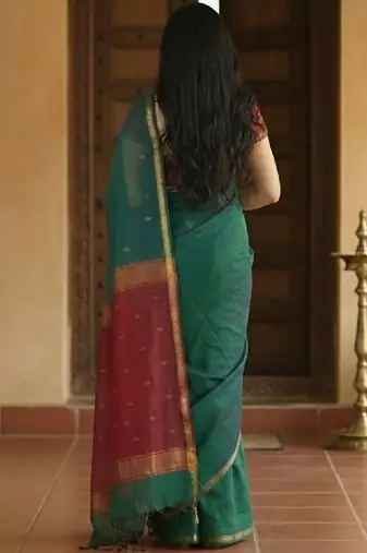 Woven design kanjeevaram saree
