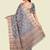 Ethnic motifs woven design kanjeevaram saree