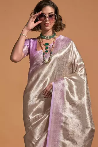 Paisley designer kanjeevaram saree