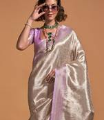 Paisley designer kanjeevaram saree