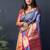 Floral woven design zari silk cotton kanjeevaram saree