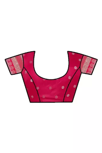 Woven design zari silk blend heavy work kanjeevaram saree