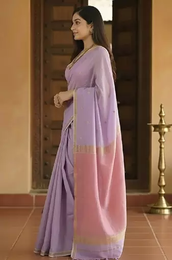Silk blend kanjeevaram saree