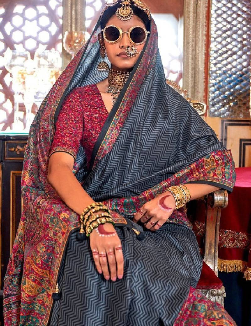 Silk blend kanjeevaram saree