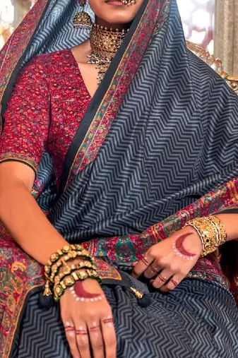 Silk blend kanjeevaram saree