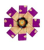 Purple woven design zari art silk kanjeevaram saree