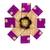 Purple woven design zari art silk kanjeevaram saree