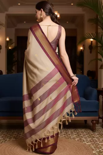 Woven design zari art silk handloom kanjeevaram saree