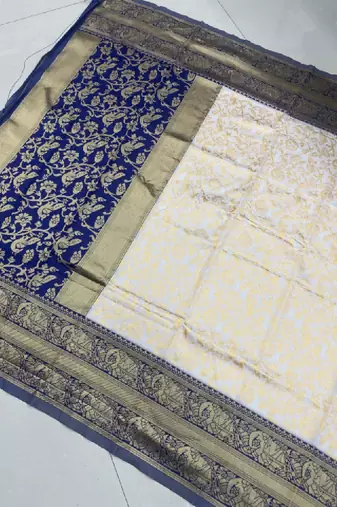 Woven design zari art silk kanjeevaram saree