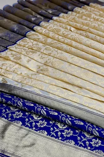 Woven design zari art silk kanjeevaram saree