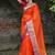Solid zari organza kanjeevaram saree