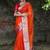 Solid zari organza kanjeevaram saree