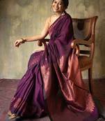 Woven design zari kanjeevaram saree