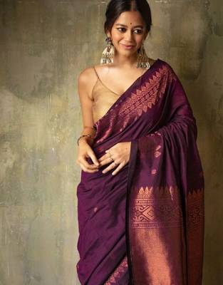 Woven design zari kanjeevaram saree 2