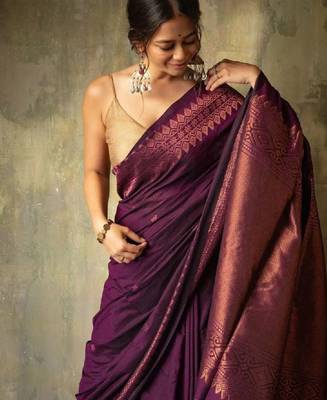 Woven design zari kanjeevaram saree 3