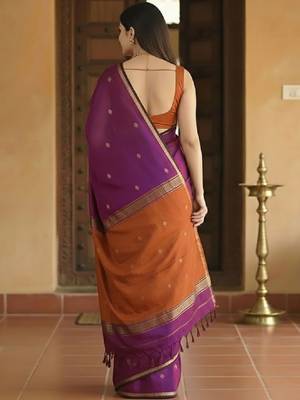 Woven design zari kanjeevaram saree 2