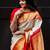 Woven design zari work kanjeevaram saree with blouse