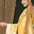 Ethnic motifs zari pure georgette kanjeevaram saree