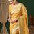 Ethnic motifs zari pure georgette kanjeevaram saree