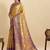 Woven design zari silk blend kanjeevaram saree