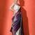 Floral woven design kanjeevaram saree with unstitched blouse piece
