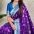 Woven design zari silk blend heavy work kanjeevaram saree