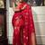 Floral woven design zari art silk kanjeevaram saree