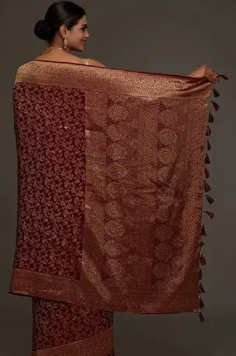 Woven design zari art silk kanjeevaram saree