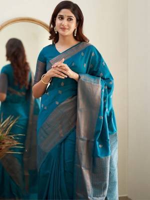 Woven design zari kanjeevaram saree 1