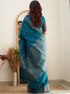 Woven design zari kanjeevaram saree 3