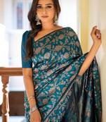 Zari art silk kanjeevaram saree