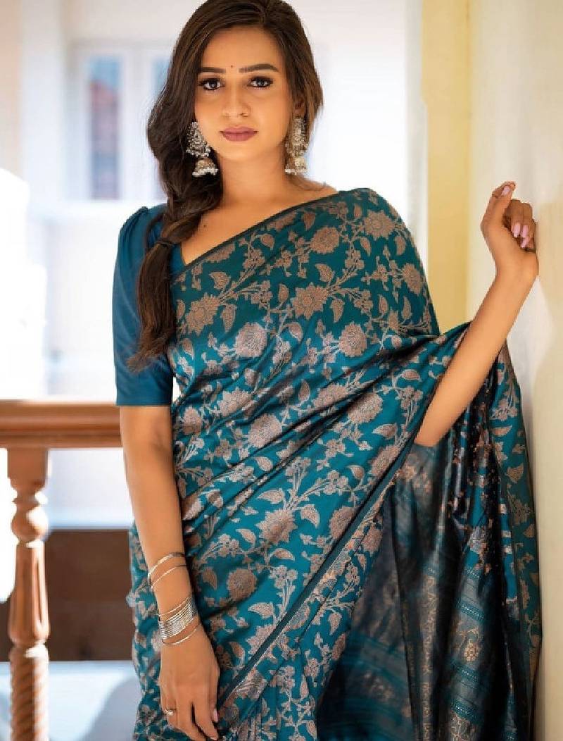 Zari art silk kanjeevaram saree