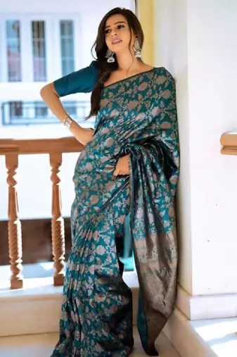 Zari art silk kanjeevaram saree
